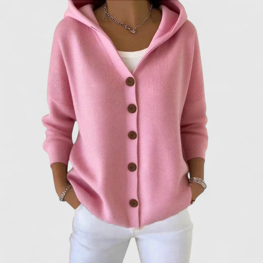 Women’s Cardigan | Hooded Design | Relaxed Fit Layering Piece