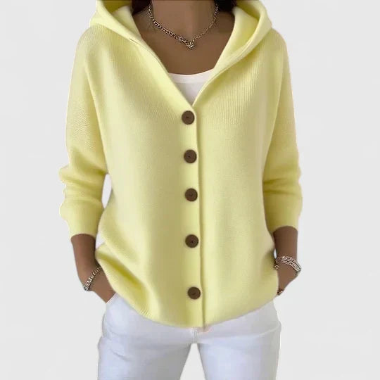 Women’s Cardigan | Hooded Design | Relaxed Fit Layering Piece
