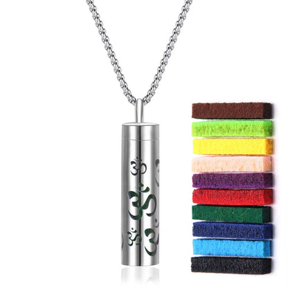 + 10 FREE PADS | AromaCharm - Stainless Steel Diffuser Necklace