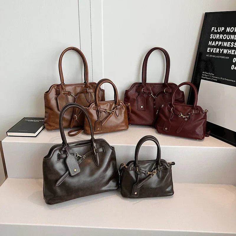 Amelia Retro Tote Bag – Vintage-Inspired and Stylish Everyday Handbag