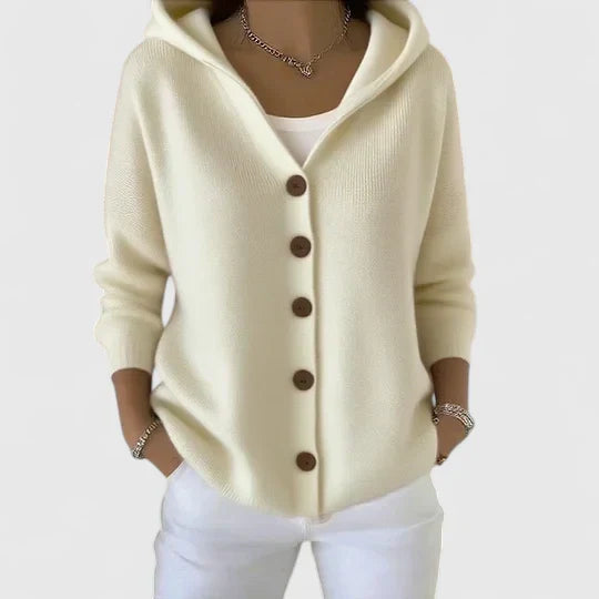 Women’s Cardigan | Hooded Design | Relaxed Fit Layering Piece