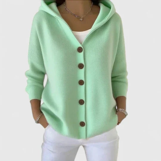 Women’s Cardigan | Hooded Design | Relaxed Fit Layering Piece