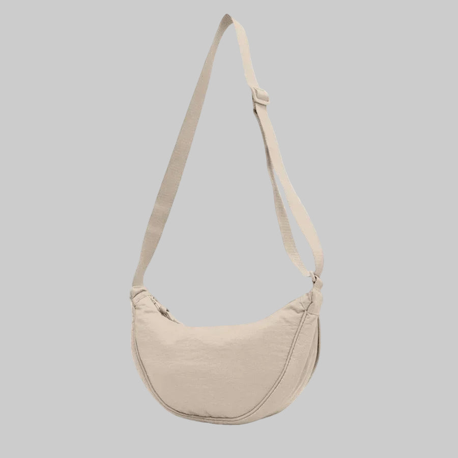 Women’s Crescent Crossbody Bag | Lightweight Nylon Design | Adjustable Strap | Everyday Practical