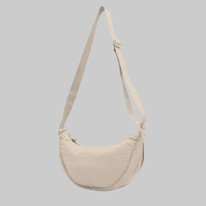 Women’s Crescent Crossbody Bag | Lightweight Nylon Design | Adjustable Strap | Everyday Practical