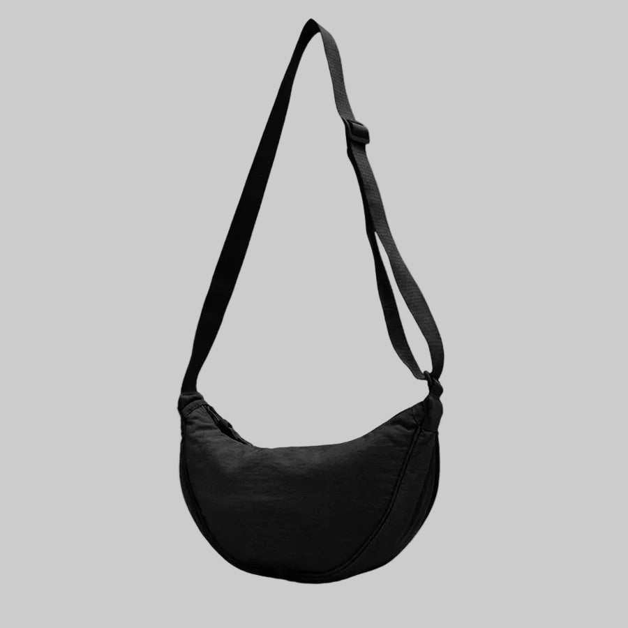 Women’s Crescent Crossbody Bag | Lightweight Nylon Design | Adjustable Strap | Everyday Practical