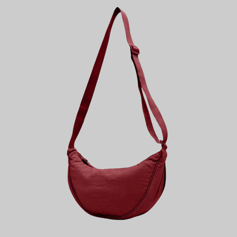Women’s Crescent Crossbody Bag | Lightweight Nylon Design | Adjustable Strap | Everyday Practical