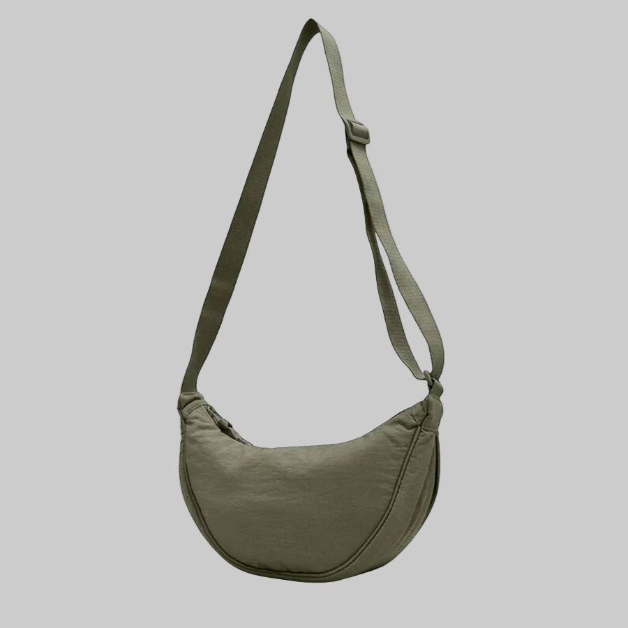 Women’s Crescent Crossbody Bag | Lightweight Nylon Design | Adjustable Strap | Everyday Practical