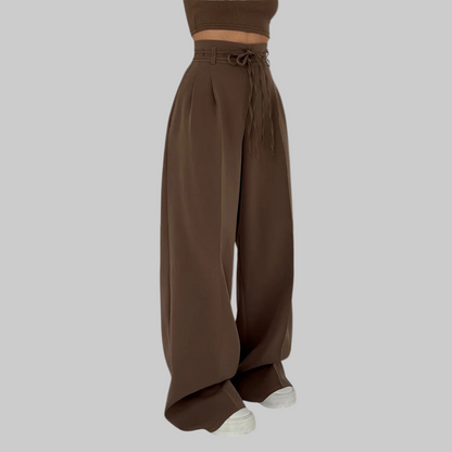 Women’s High-Waist Wide-Leg Pants | Flowy Fit | Lightweight Everyday Comfort