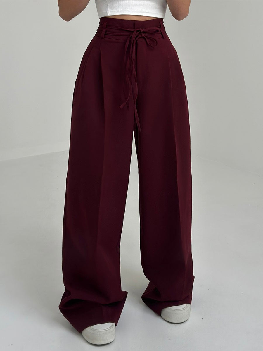Women’s High-Waist Wide-Leg Pants | Flowy Fit | Lightweight Everyday Comfort