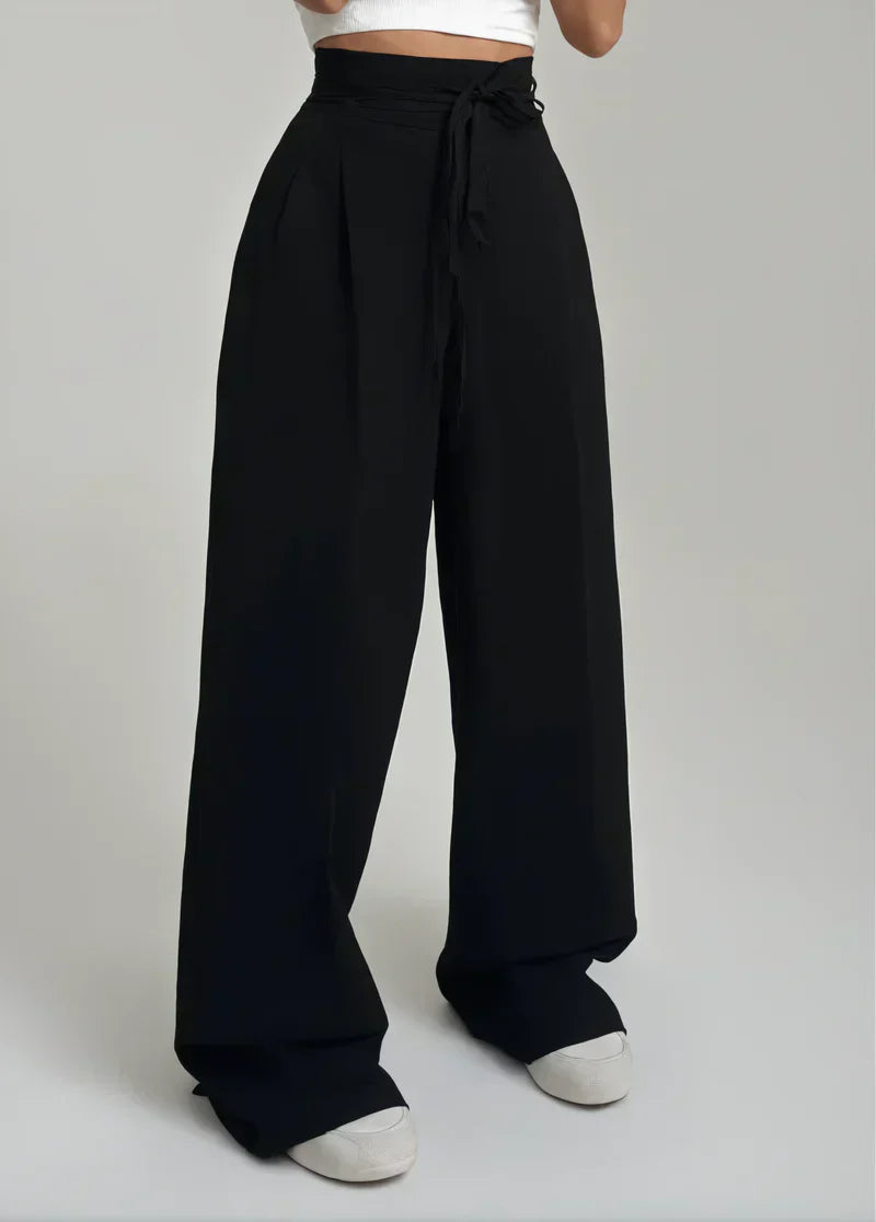 Women’s High-Waist Wide-Leg Pants | Flowy Fit | Lightweight Everyday Comfort