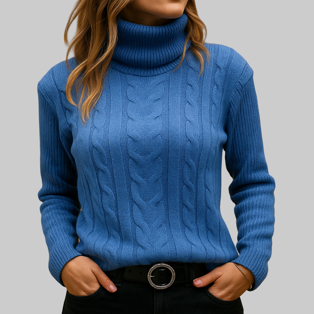 Women’s Lightweight Turtleneck Sweater | Relaxed Fit | Minimalist Design