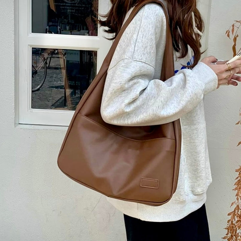 Women’s Shoulder Bag | Slim & Spacious Design | Premium Vegan Material | Wide Strap