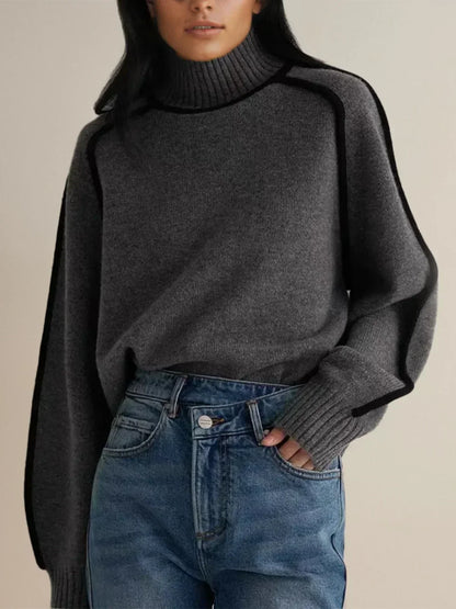 Women’s Turtleneck Sweater | Elegant Design | Soft Knit Comfort