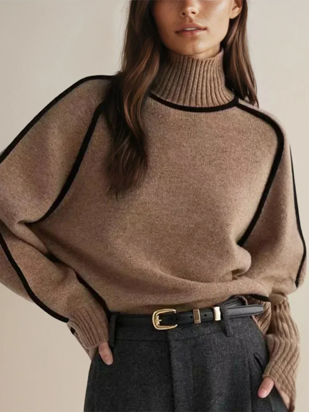 Women’s Turtleneck Sweater | Elegant Design | Soft Knit Comfort