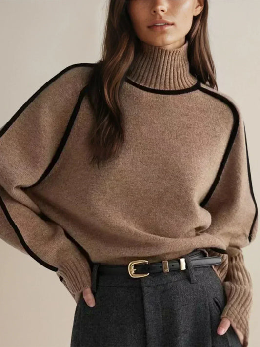 Women’s Turtleneck Sweater | Elegant Design | Soft Knit Comfort