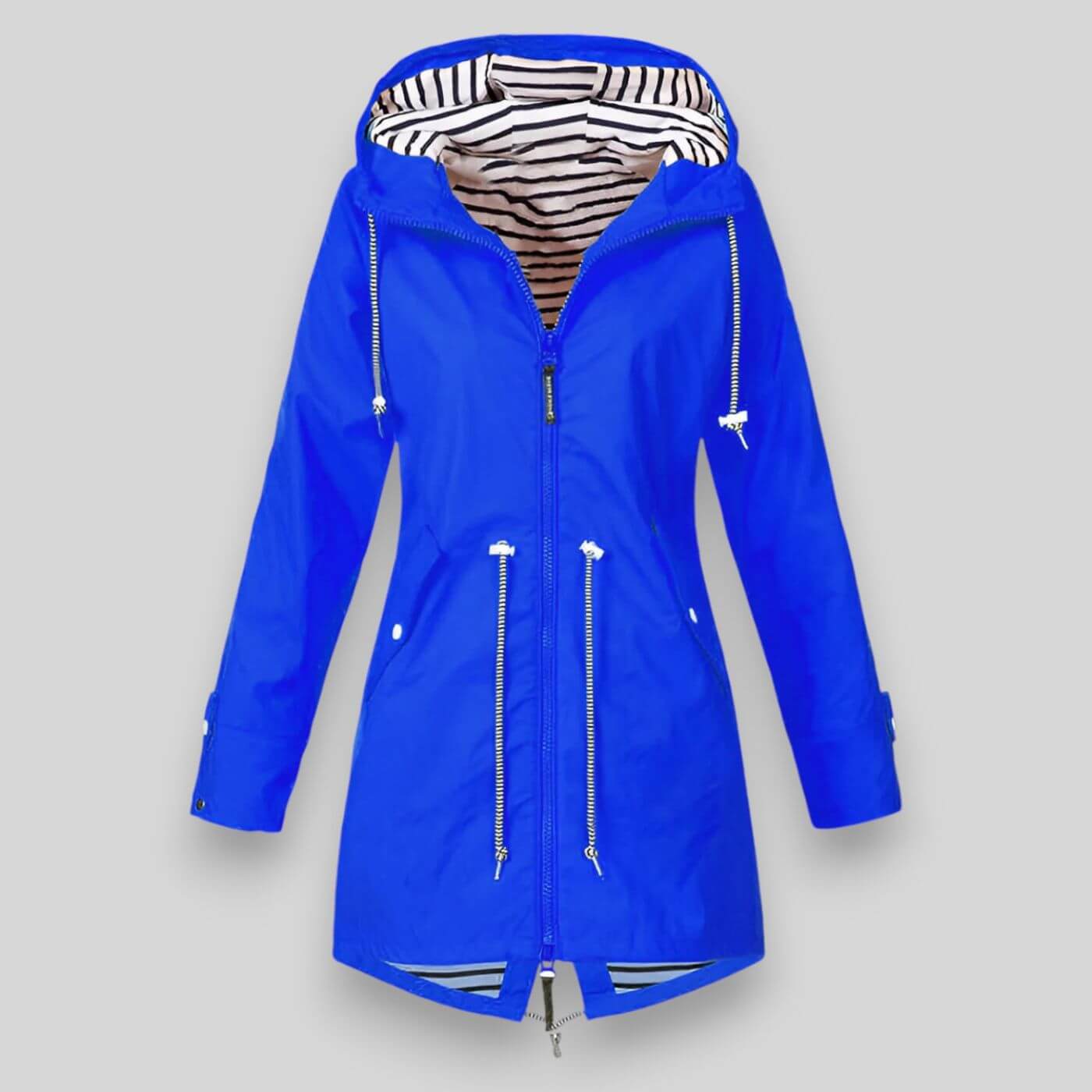 Women’s Waterproof Jacket | Breathable, Wind-Resistant | Adjustable Cuffs & Zipper