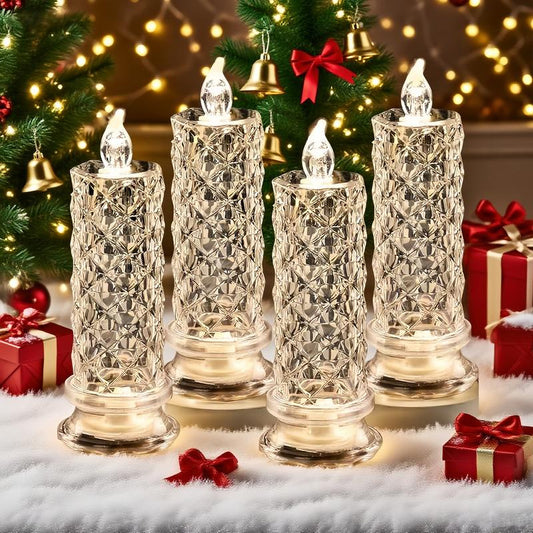 【LAST DAY SALE】LED Crystal Candle Lights ✨🕯️🔥 Buy 2 Get 1 Free, Ends Today!