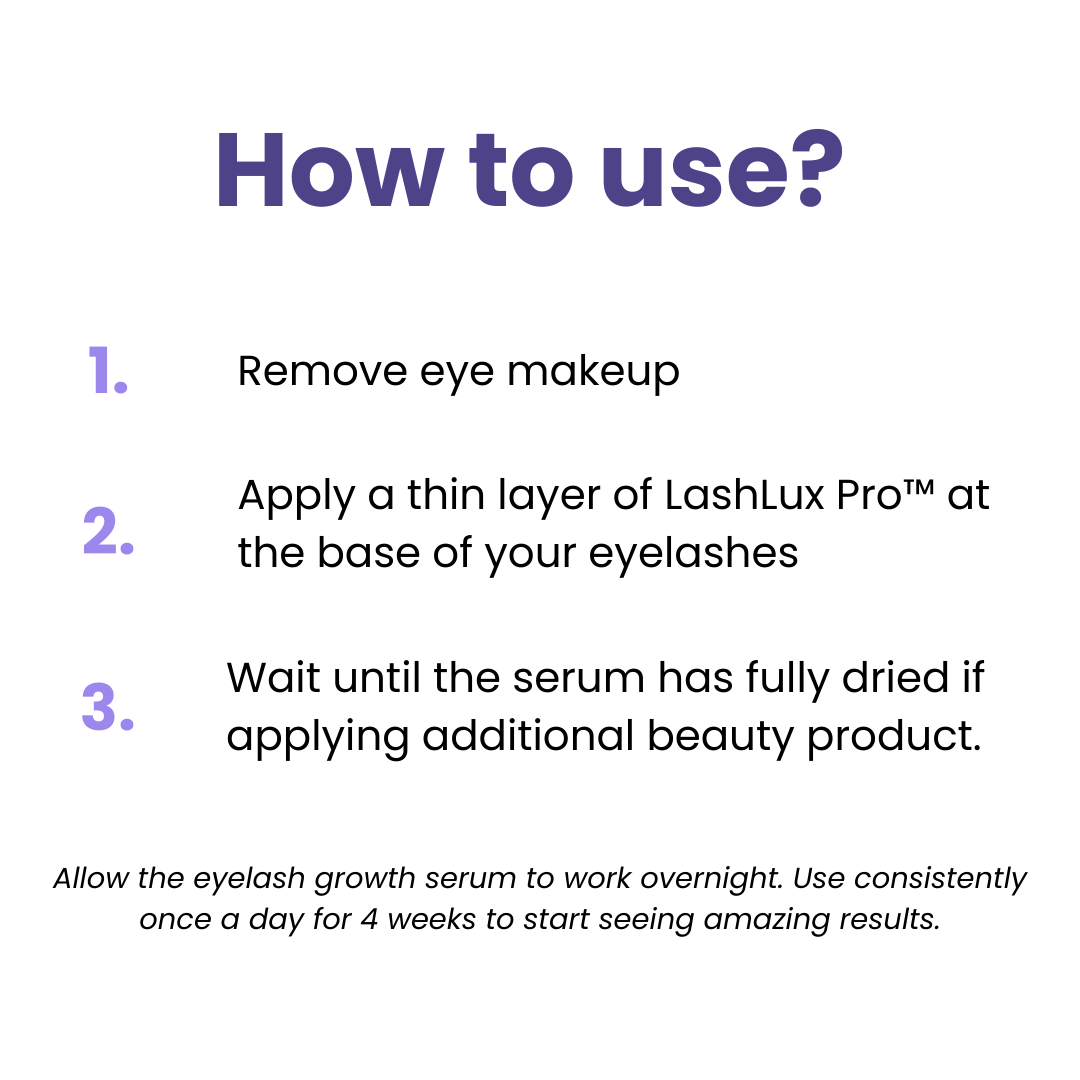 LashLux Pro™ - Eyelash Growth Serum